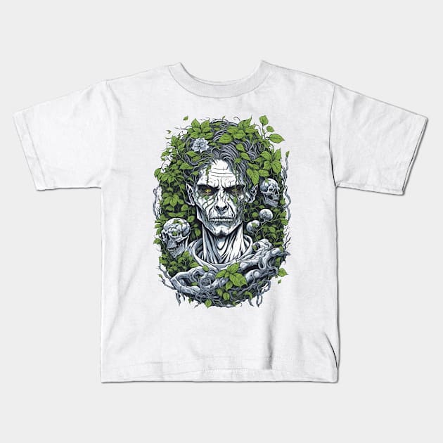 zombie and botany Kids T-Shirt by Majkel&Majkel